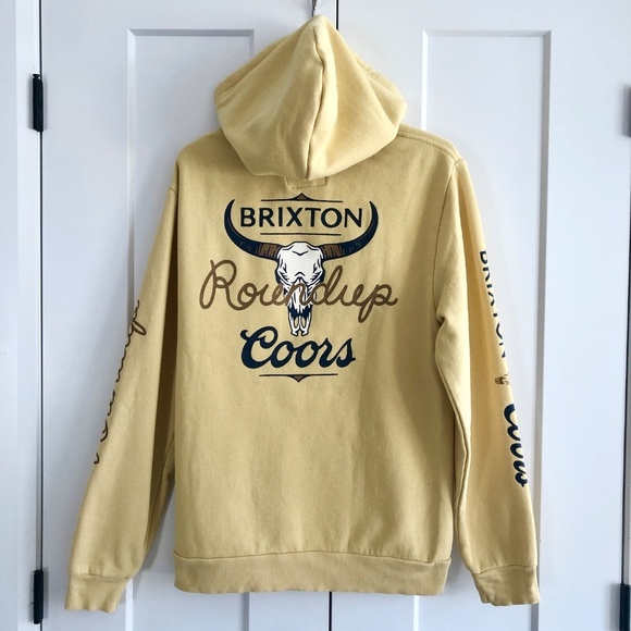 Brixton,‎ Coors, Roundup, Pullover, Hoodie, Womens, Size M, Good Condition - Picture 2 of 16